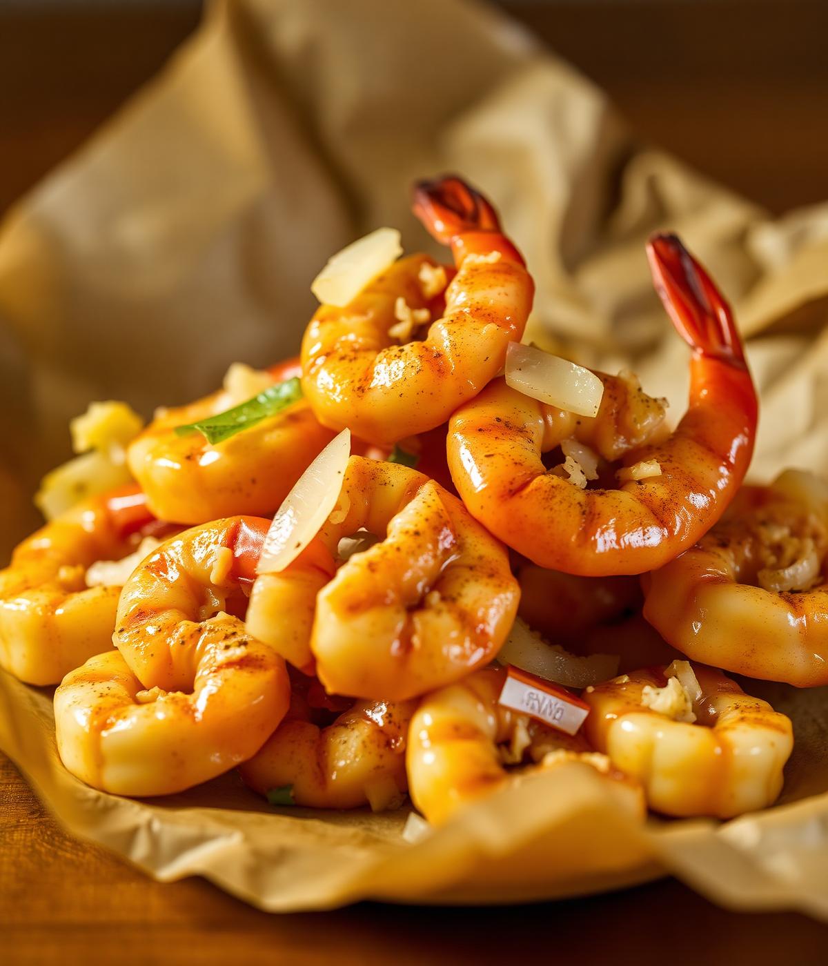 Shrimp w/ Onions